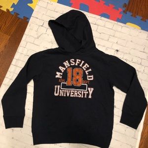 Boys sweatshirt hoodie medium 7/8 childrens place blue GUC